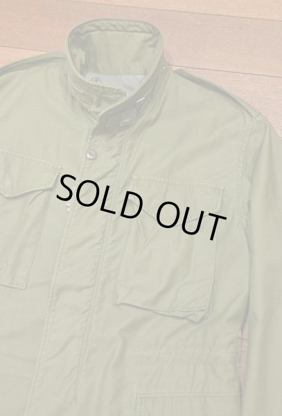 画像2: '68s U.S ARMY 米軍 M65 Field Jacket 2nd セカンド  "グレーライナー" アルミジップ(S-SHORT) 中古 ビンテージ  (2)