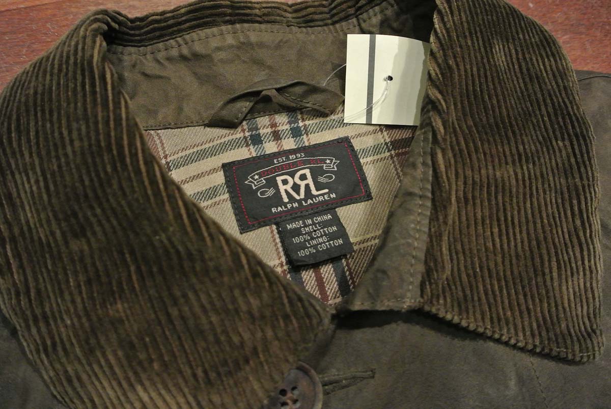 RRL - 新品*RRL*ワックスド コットン ライナー ジャケット*S ダブル