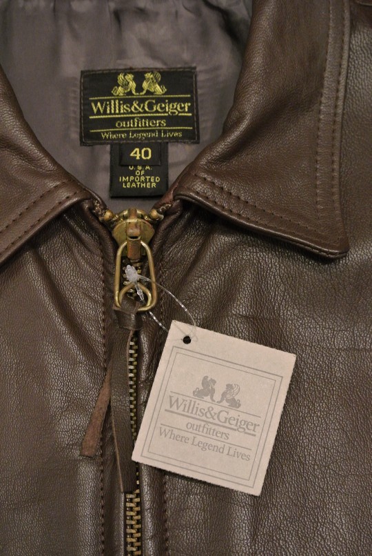 Deadstock WillisGeiger (デッドストック ウィリス＆ガイガー) G-8 Jacket (Brown/40) 送料無料 - 7th