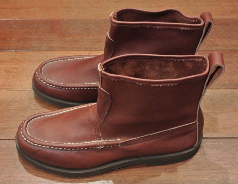Russell Moccasin Knock A Bout Boot ラッセルモカシン ノックアバウト Brown 8 E 送料無料 新品 7th