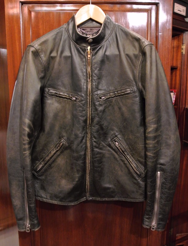 Excellent Used】RRL LEATHER RACER JACKET レザーライダース 