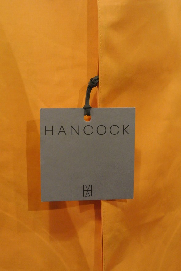HANCOCK (ハンコック) ゴム引き ステンカラーコート（Yellow/36） 新品