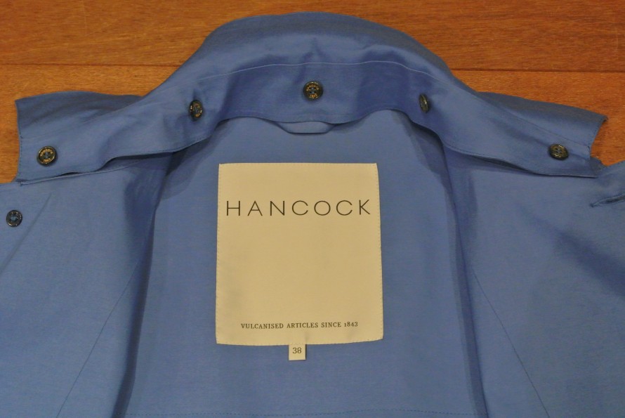 スコットランド製 HANCOCK ハンコック ゴム引き コート 38-