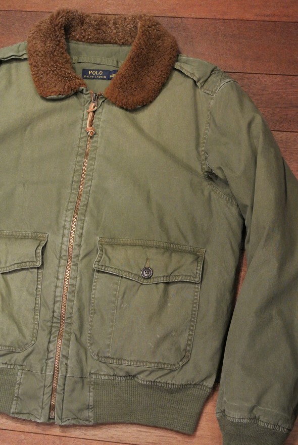 Excellent Used】 POLO RALPHLAUREN ポロラルフローレン B-10 BOMBER 