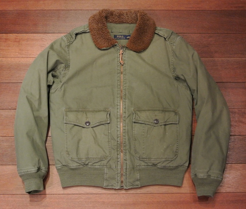 Excellent Used】 POLO RALPHLAUREN ポロラルフローレン B-10 BOMBER