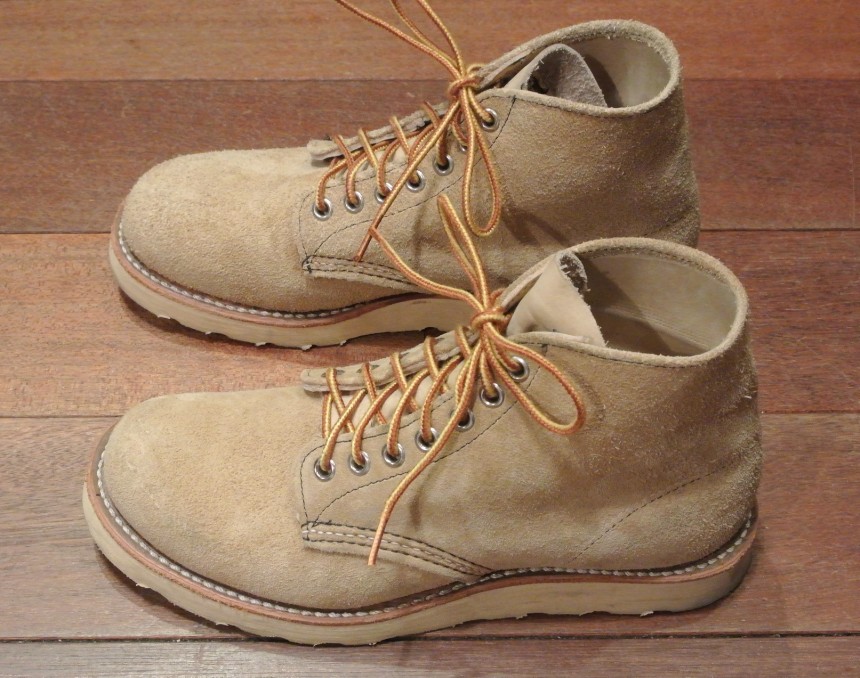 VINTAGE EXCELLENT USED】 90年代製 REDWING IrishSetter 8167 スウェードブーツ アメリカ製  【5-E】 Made in USA 箱つき 7th