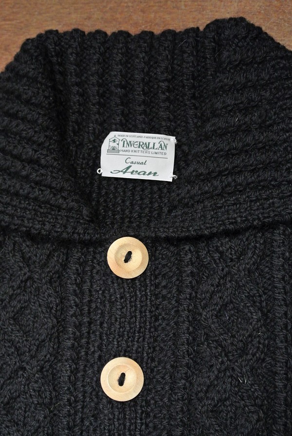 EXCELLENT USED】 INVERALLAN インバーアラン 3A Casual Aran (Navy ...