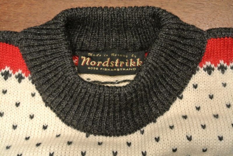 未使用品 Nordstrikk ノルウェー製 トナカイ柄 ウール ハイネックセーター【S】 - 7th