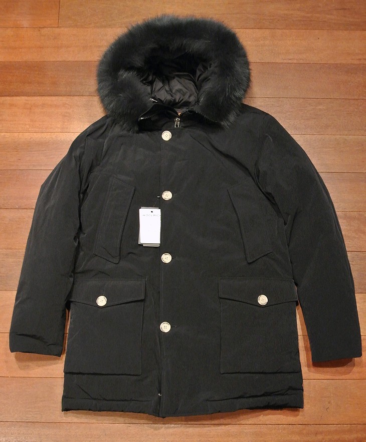 新品 WOOLRICH ウールリッチ ラグジュアリーフォックスパーカー【Black ...