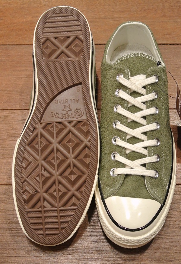 CONVERSE CT1970S LOW SUEDE CHUCK TAYLOR (OLIVE,9/27.5cm 
