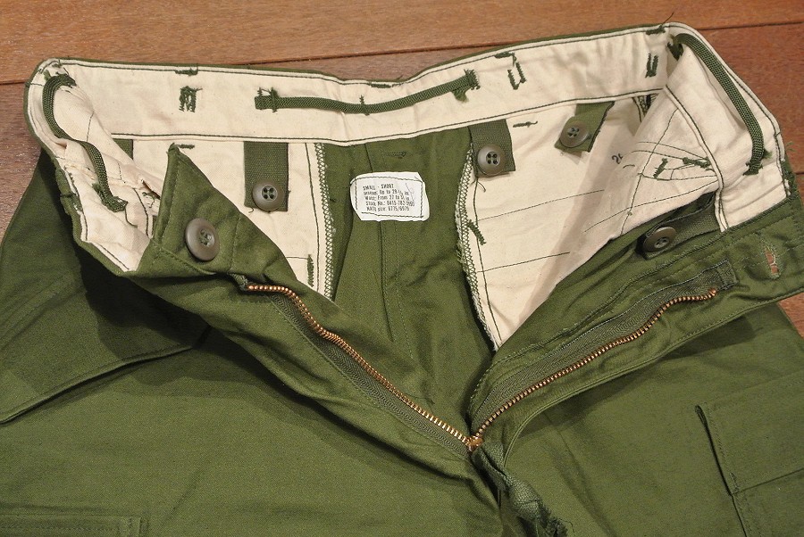 1977年 デッドストック U.S ARMY M-65 Field Trousers【SMALL-SHORT