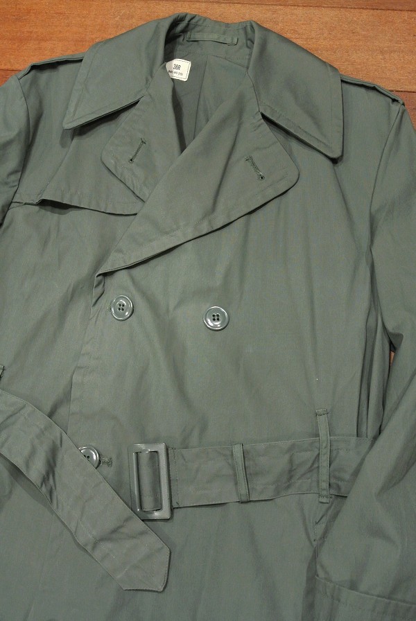 VTG/USED】1972 U.S ARMY トレンチコート レインコート 【ARMY GREEN