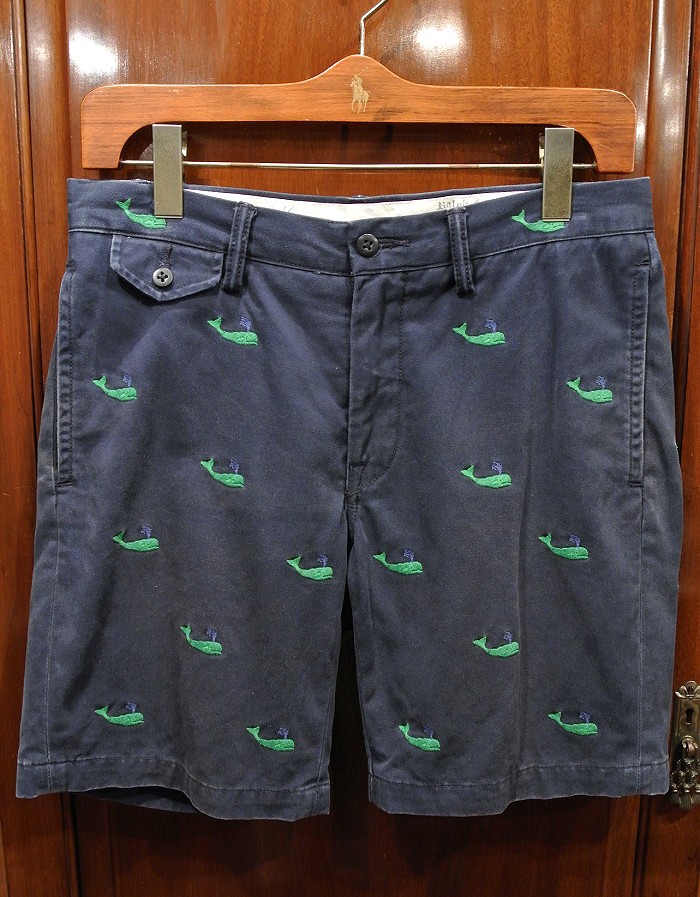 【GOOD USED】ポロラルフローレン クジラ刺繍 ショーツ【Navy/W30】中古 - 7th