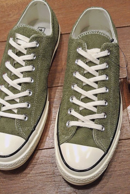 CONVERSE CT1970S LOW SUEDE CHUCK TAYLOR (OLIVE,9/27.5cm