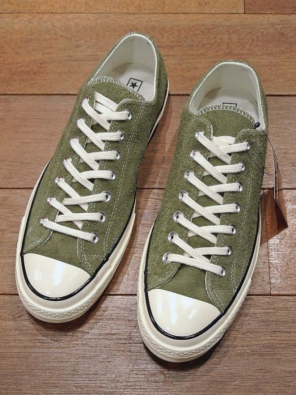 CONVERSE CT1970S LOW SUEDE CHUCK TAYLOR (OLIVE,9/27.5cm ...