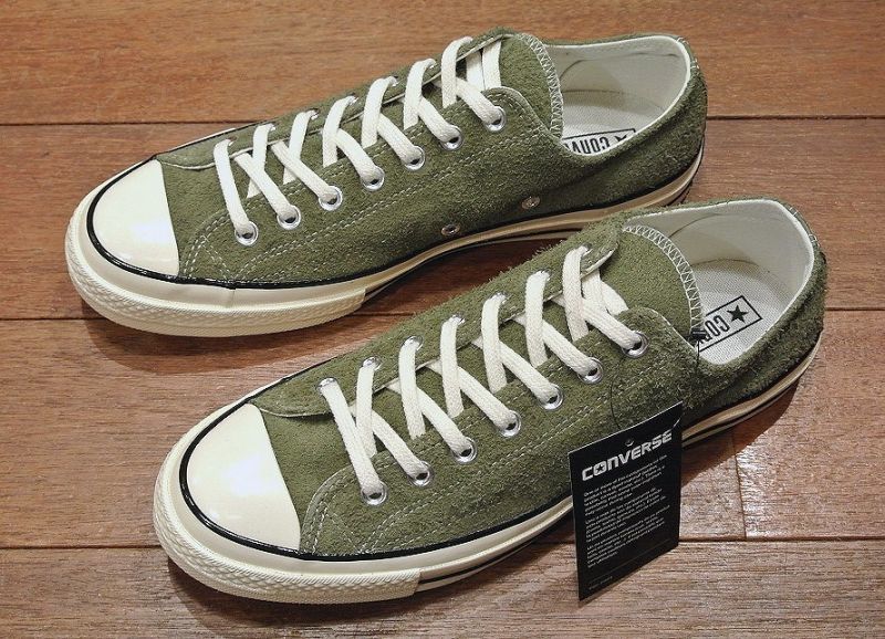 CONVERSE CT1970S LOW SUEDE CHUCK TAYLOR (OLIVE,9/27.5cm ...