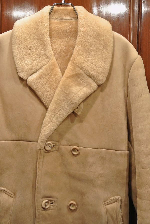 VTG/USED) 70s Abercrombie & Fitch Shearling Coat ムートンコート ...