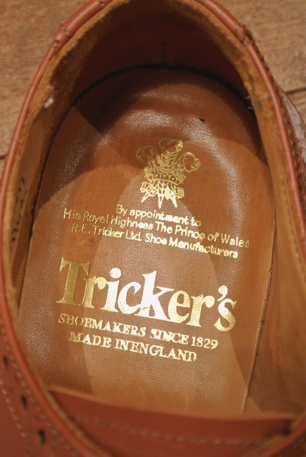 EXCELLENT USED) Tricker's トリッカーズ ギリーシューズ ウィング 
