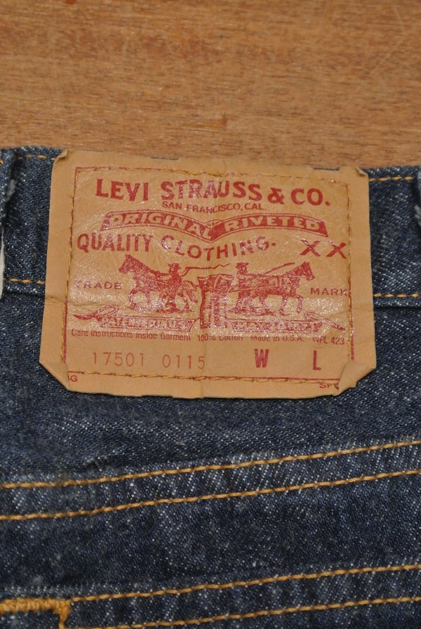 USED) 90年 Levi's 17501-0115 レディース アメリカ製 (Size:5/66cm 