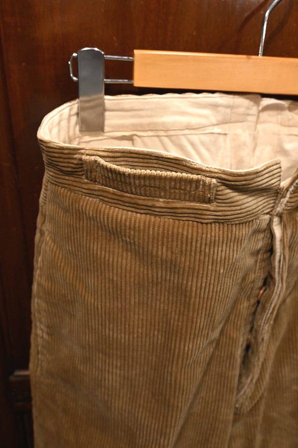 EXCELLENT USED)ANATOMICA アナトミカ 1915 Pants English Corduroy フランス製(Beige/40)  コーデュロイパンツ 中古 - 7th