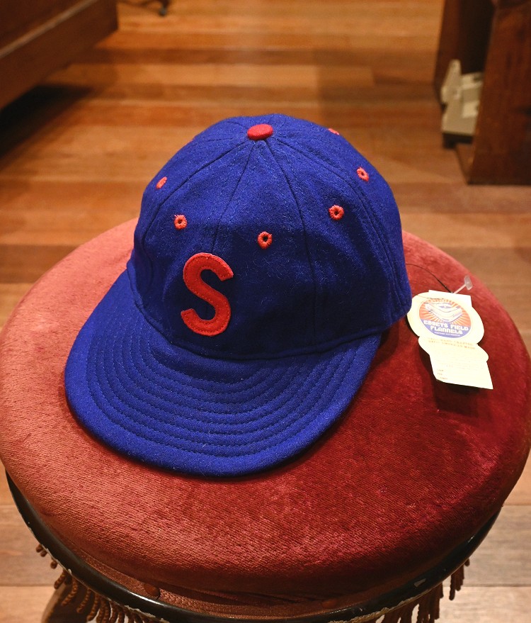 未使用品 EBBETS FIELD FLANNELS エベッツフィールド フランネル 8パネル ベースボールキャップ (Blue,7 1/2) 新品  - 7th