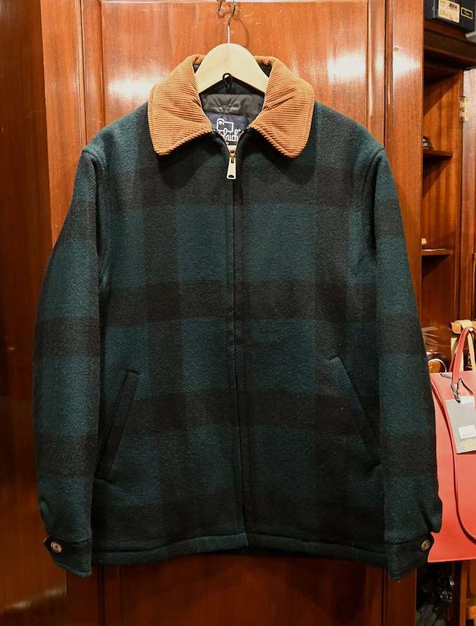 80s USED/YTG WOOLRICH ウールリッチ メルトン中綿ジャケット アメリカ