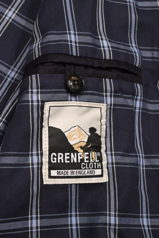 GRENFELL / グレンフェル | 英国製 GOLFER グレンフェルクロス スイングトップ ブルゾン タータンチェック ライナー | 40 | カーキ | メンズ