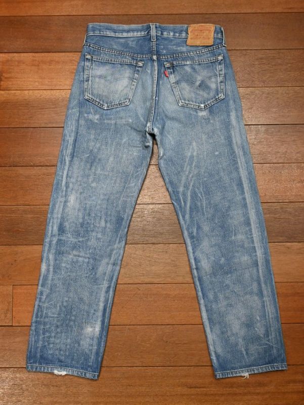 Levi's リーバイス 501 デニム USA製 内股シングル 80s W32 - デニム