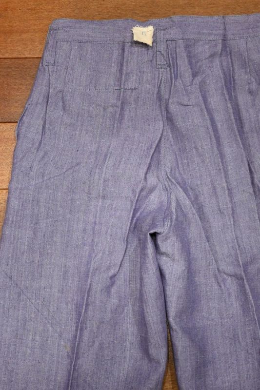 1960年 デッドストック フランス海軍 ラミーセーラーパンツ (BLUE/W84cm) Deadstock French Navy Sailor Pants A - 7th