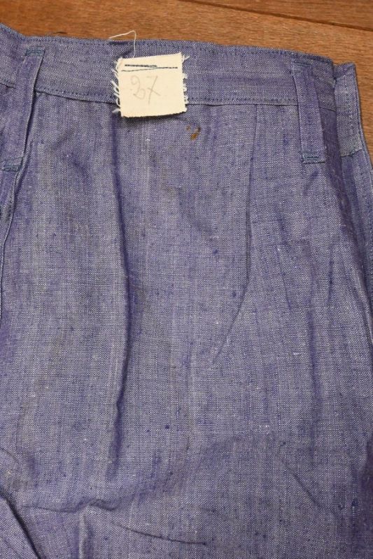1960年 デッドストック フランス海軍 ラミーセーラーパンツ (BLUE/W80cm) Deadstock French Navy Sailor Pants B - 7th