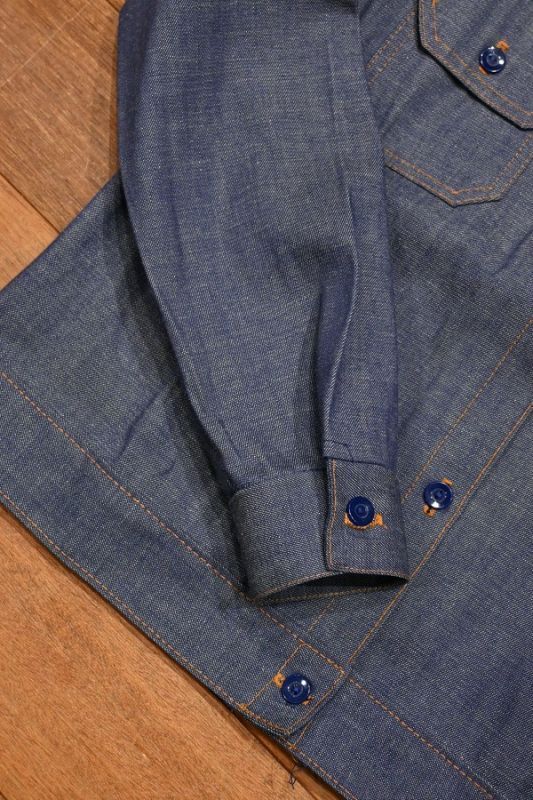 70s Deadstock デッドストック レディース Levi's L デニムブラウス