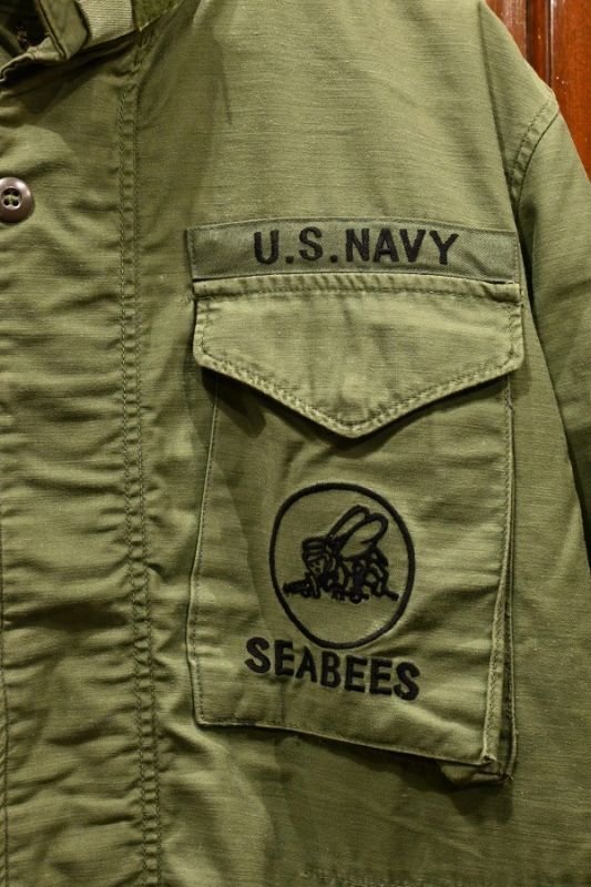 70's U.S.NAVY SEABEES M-65 フィールドジャケット