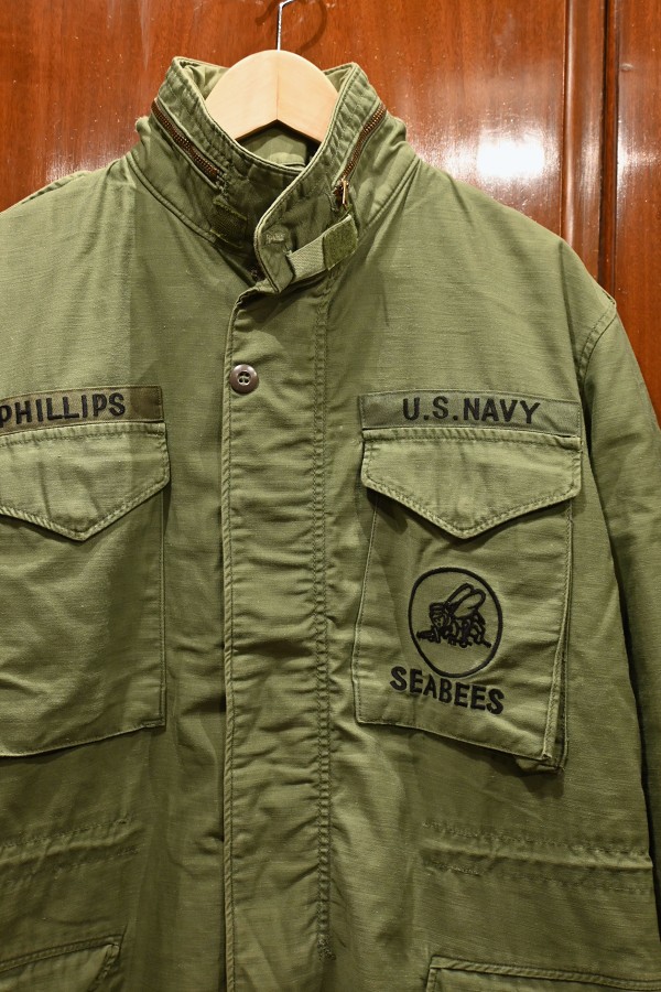 70's U.S.NAVY SEABEES M-65 フィールドジャケット
