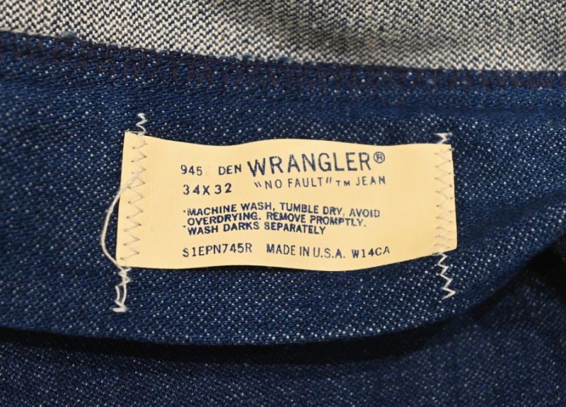 70-80s デッドストック Wrangler ラングラー 945DEN ブーツカット