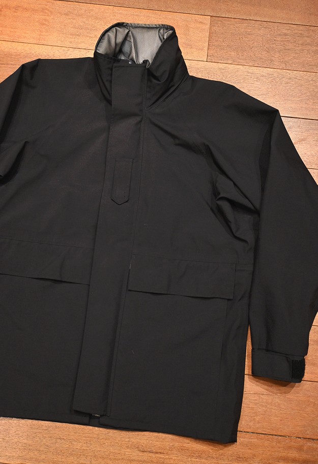 EXCELLENT USED) '18 U.S.NAVY GORE-TEX ゴアテックスパーカー(BLACK/S-SHORT) 美品 中古 黒無地  ビンテージ - 7th