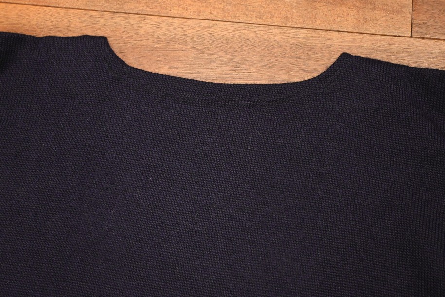90s Deadstock BRITISH ARMY BOATNECK SWEATER イギリス軍 ボート