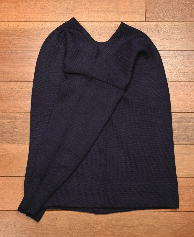 90s Deadstock BRITISH ARMY BOATNECK SWEATER イギリス軍 ボート