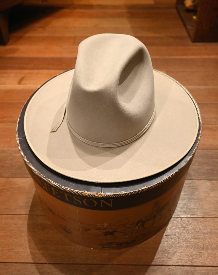 EXCELLENT USED with BOX) 50s STETSON 3X OPEN ROAD ステットソン 3X