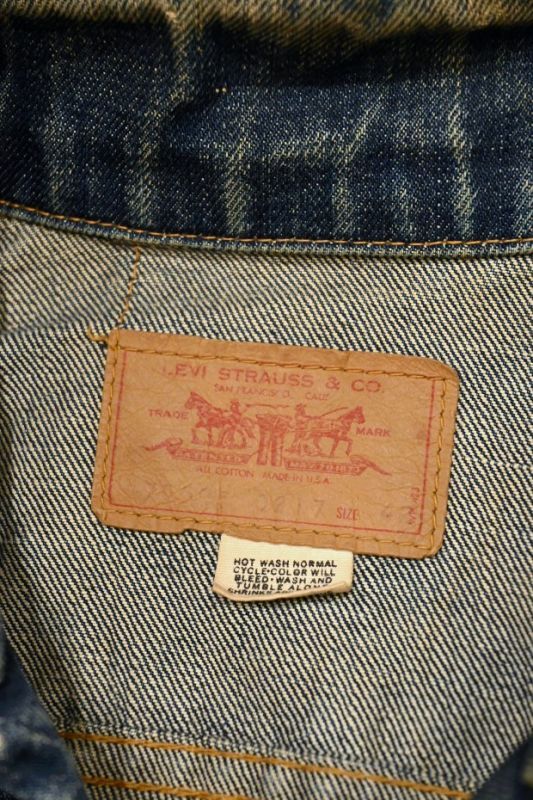 70s VTG/USED Levi's リーバイス 70505 デニムジャケット スモールe ...