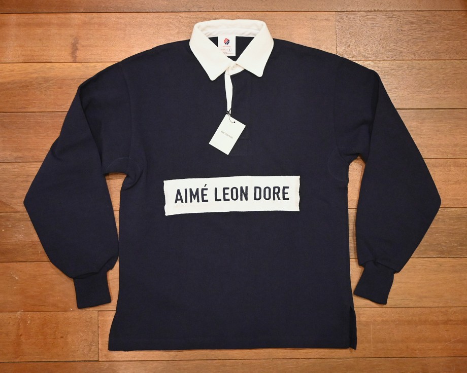 未使用品 Aimé Leon Dore (エメレオンドレ) ラグビーシャツ ラガー