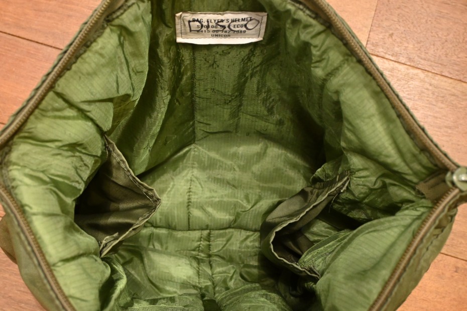 USED) 90s USAF Flyer's Helmet Bag ヘルメットバッグ ステンシル入り