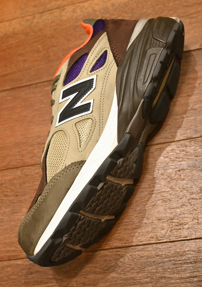 1回着用程度USED) NEW BALANCE M990BT3 ニューバランス アメリカ製(US9