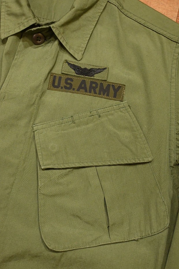 60s VTG/USED U.S ARMY ポプリン ジャングルファティーグジャケット