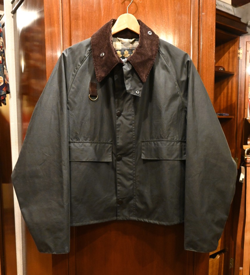 EXCELLENT USED)BARBOUR SPEY バブアー スペイ イングランド製【SAGE