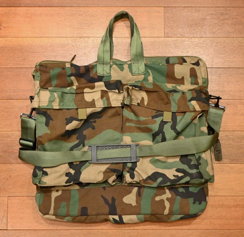 2000's USED US ARMY AH-64 FLYERS BAG アパッチ戦闘ヘリ ヘルメット 