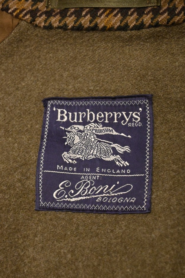 80-90s VTG/USED Burberry's バーバリー ハウンドトゥース ウール