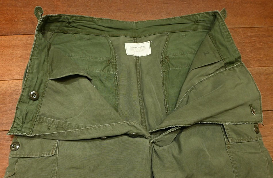 60s VTG/USED US ARMY ジャングルファティーグパンツ “1st”(M-REGULAR