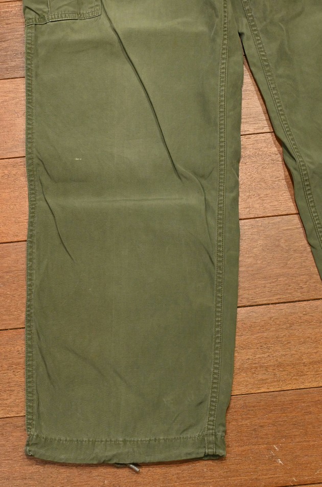 60s VTG/USED US ARMY ジャングルファティーグパンツ “1st”(M-REGULAR