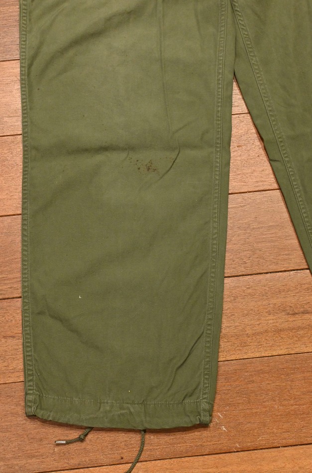 60s VTG/USED US ARMY ジャングルファティーグパンツ “1st”(M-REGULAR