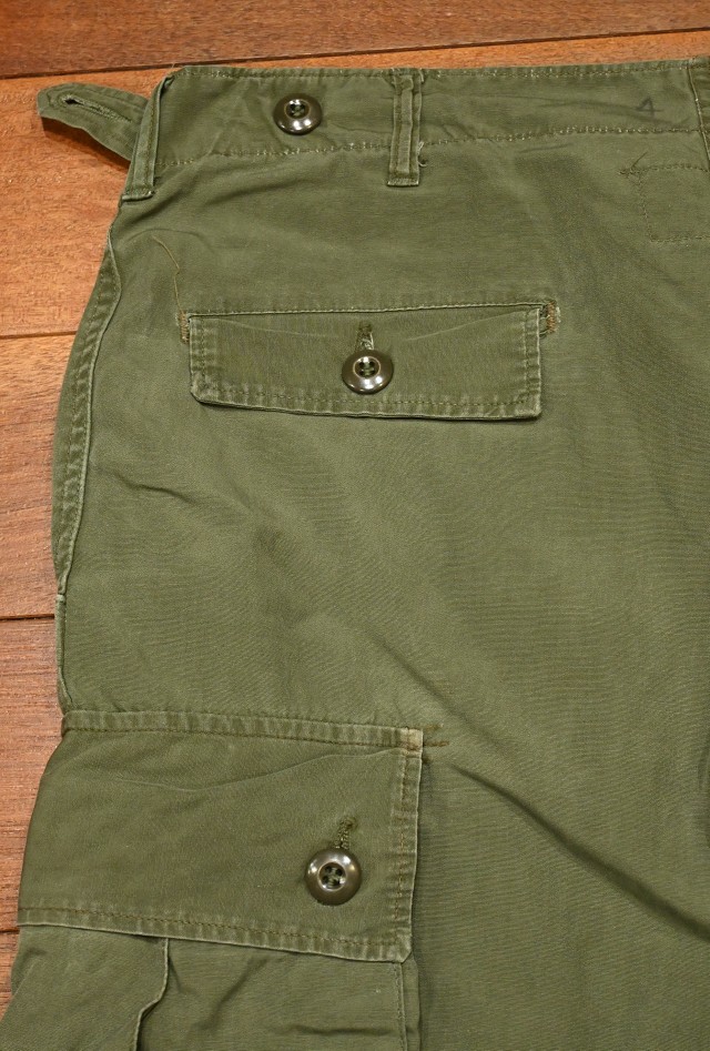 60s VTG/USED US ARMY ジャングルファティーグパンツ “1st”(M-REGULAR